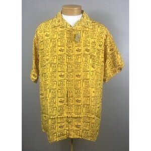 NWOT VTG Y2K Arctic Shortee Homie Streetwear Shirt Men's Sz XL Button Polyester